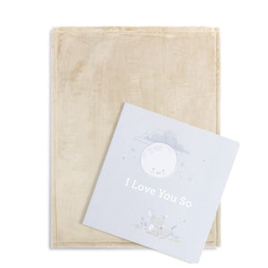 I Love You So Book and Blanket Giftset