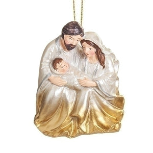 2.75"H Holy Family Ombre Ornament w/Story