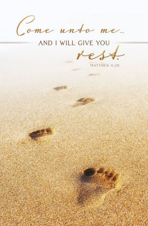 Funeral Bulletin Covers, Matthew 11:28