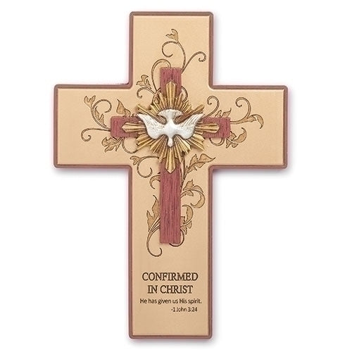 9"H Confirmation Wall Cross