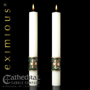 Christus Rex Complementing Altar Candles