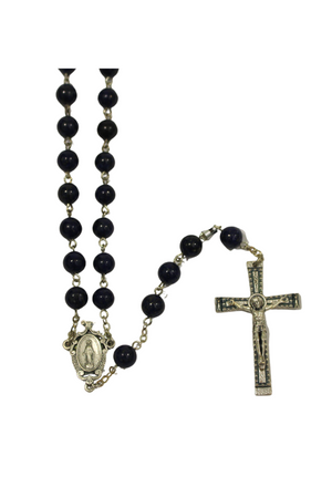8mm Genuine Lapis Stone Rosary
