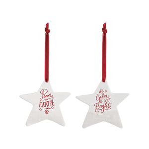 Ceramic Star Ornaments