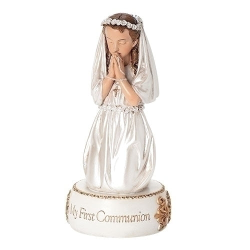Kneeling First Communion Girl