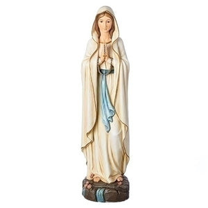 Our Lady of Lourdes Statue, 17", Renaissance Collection