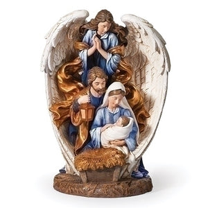 11.5" Angel over Holy Family; Joseph's Studio