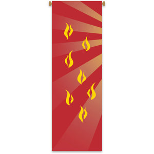Pentecost Banner, Flames