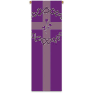 Lent Banner, Crown of Thorns, Nails