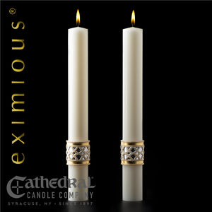 Merciful Lamb Complementing Altar Candles