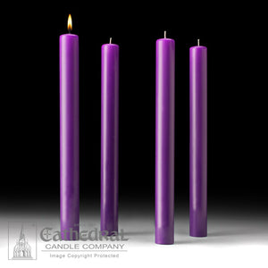 Advent Candles 1-1/2" x 16" (51% Beeswax)