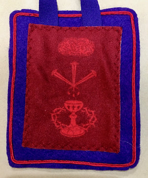 Purple Scapular of Benediction and Protection