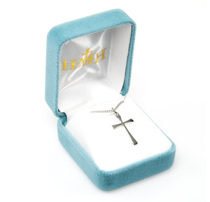 Sterling Silver Tapered End Cross