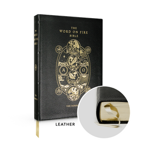 Word on Fire Bible - The Gospels; Leather