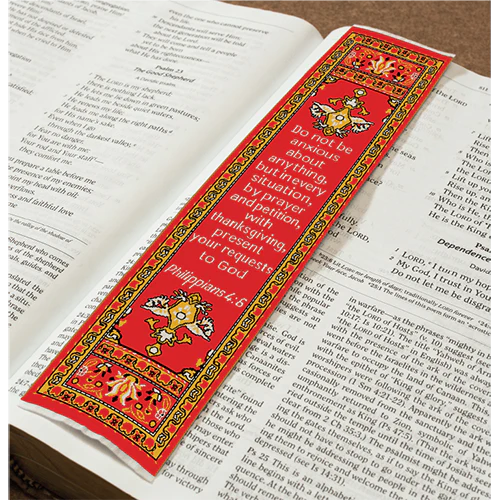 Woven Carpet Bookmark - Philippians 4:6