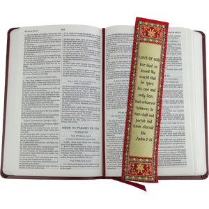 Woven Carpet Bookmark - John 3:16