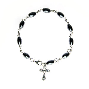 Hematite Rosary Bracelet