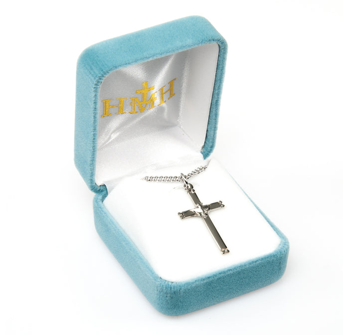 Sterling Silver Holy Spirit Crucifix