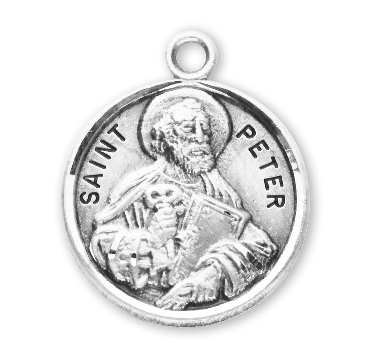 St. Peter Round Medal Pendant – Tally's