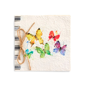 Flock of Butterflies Paper Mache Journal - 6.5in