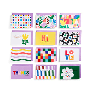 Set of 12 Stationery Cards with Envelopes