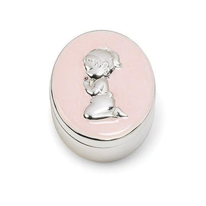2.25"H Pink Girl Keepsake Box