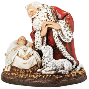 Kneeling Santa Figure