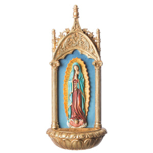 11.5" Our Lady of Guadalupe Water Font