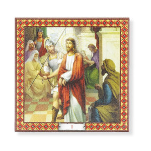 Ceramic Stations of the Cross, 14