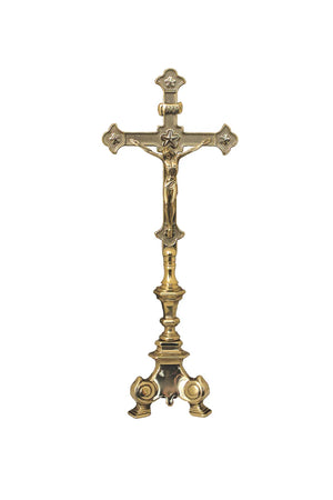 16" Bronze Standing Crucifix