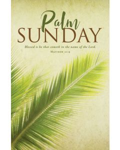 Palm Sunday Bulletin Cover