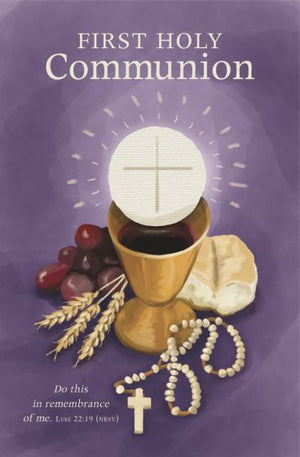 First Communion Bulletin Covers