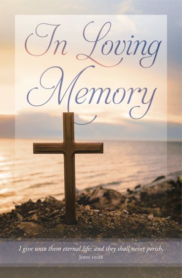 Funeral Bulletin Covers, In Loving Memory