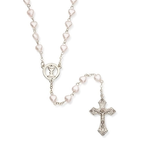 First Communion Pearl Rosary