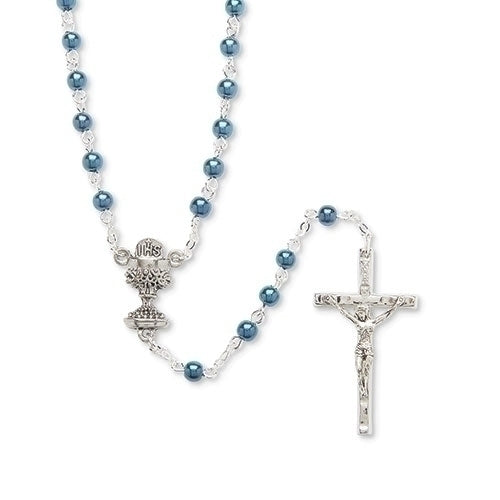 Blue First Communion Rosary