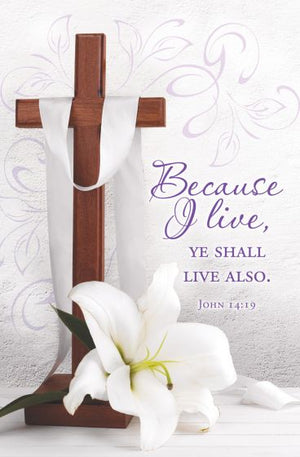 Easter Bulletin Covers, John 14:19