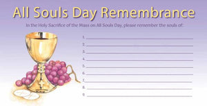 All Souls Day Offering Envelopes