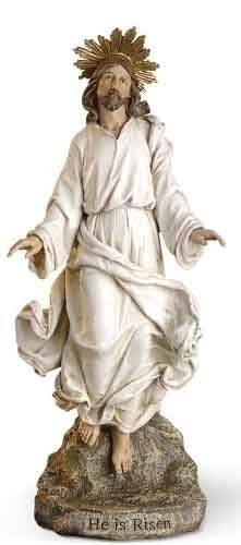 Risen Christ figure