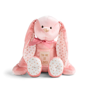 You Are So Loved Pink Bunny - 9in