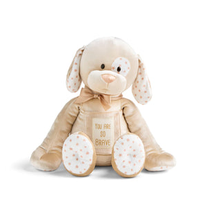 You Are So Brave Taupe Puppy - 9in