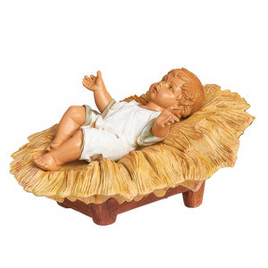 Infant Jesus with Manger, 27" scale