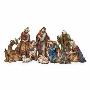 Joseph's Studio 10-PC. Nativity, 19",Colored Resin