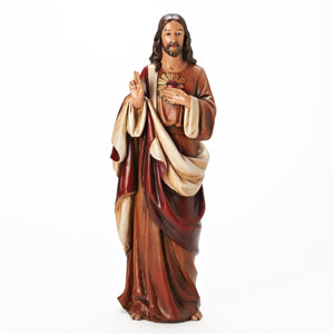18"H SACRED HEART OF JESUS FIGURE; RENAISSANCE COLLECTION