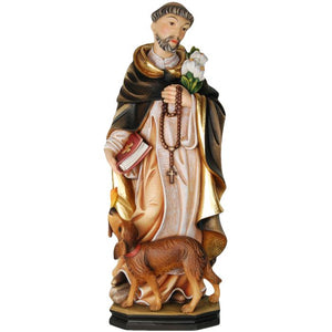 St. Dominic 8" Fully Colored Statue