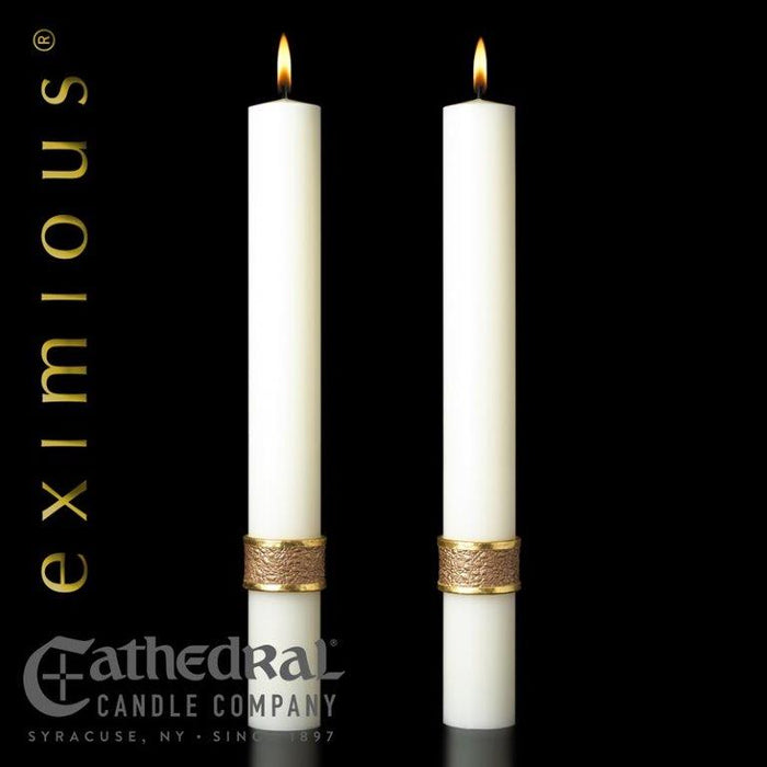Christus Rex Complementing Altar Candles