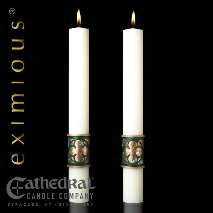 Christus Rex Complementing Altar Candles