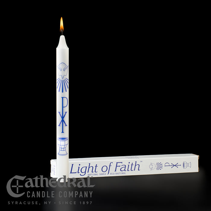 Light of Faith Baptismal Candle