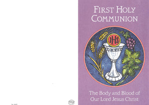 First Holy Communion Bulletin Covers