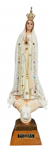 Our Lady of Fatima Series with Glass Eyes 16"