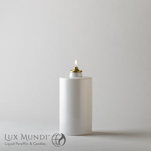 170 Hour White (PVC) Disposable Sanctuary Candles