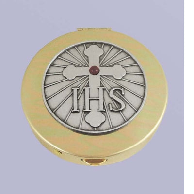 Pyx, IHS Design, Polished Brass